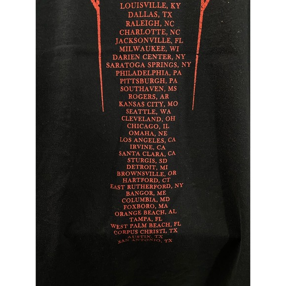Miranda Lambert T-Shirt Men's XL Black Keeper Of The Flame Tour Short Sleeve - Picture 7 of 8